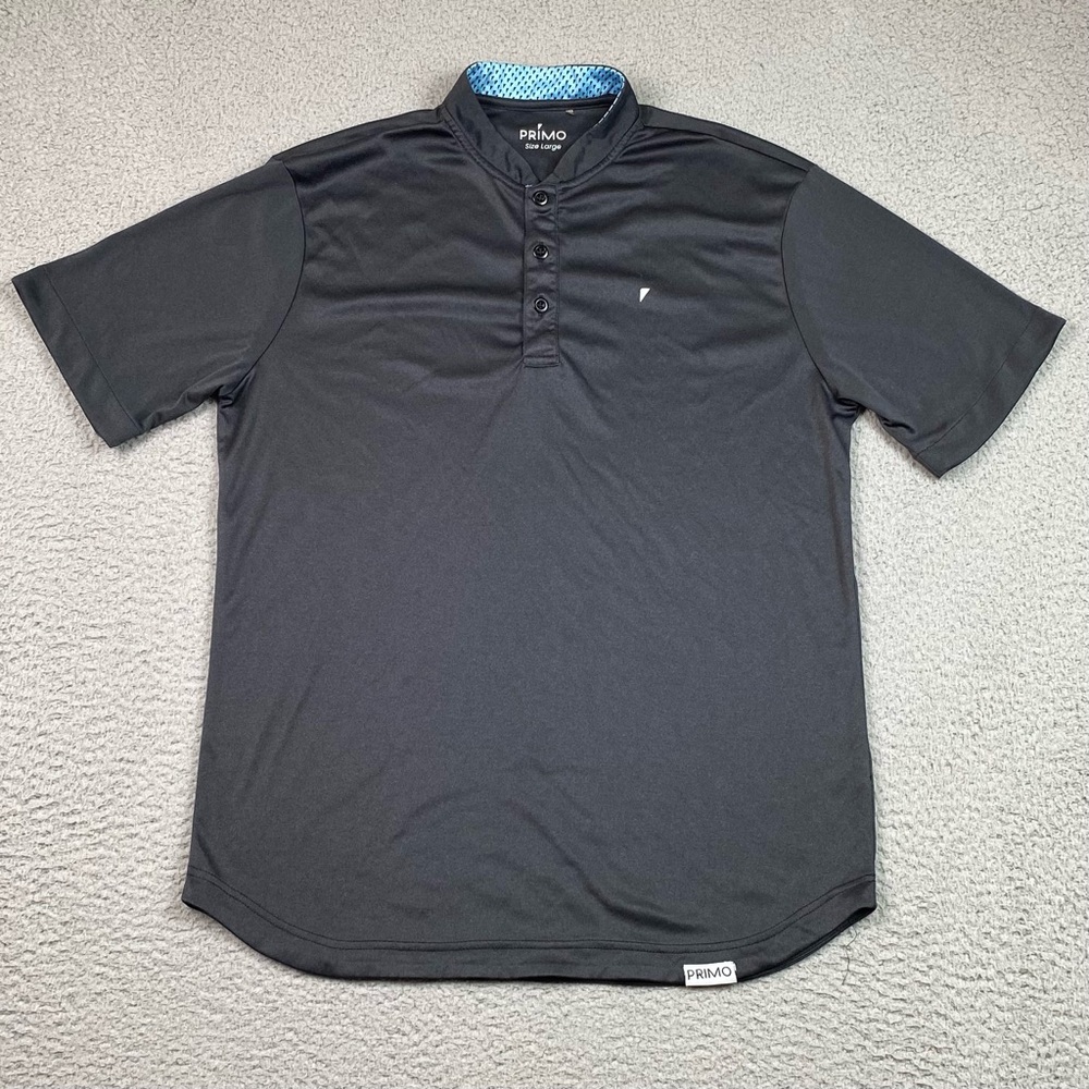 Primo Men’s Gray Short-Sleeve Polo